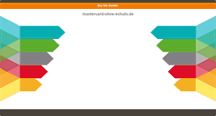 Desktop Screenshot of mastercard-ohne-schufa.de